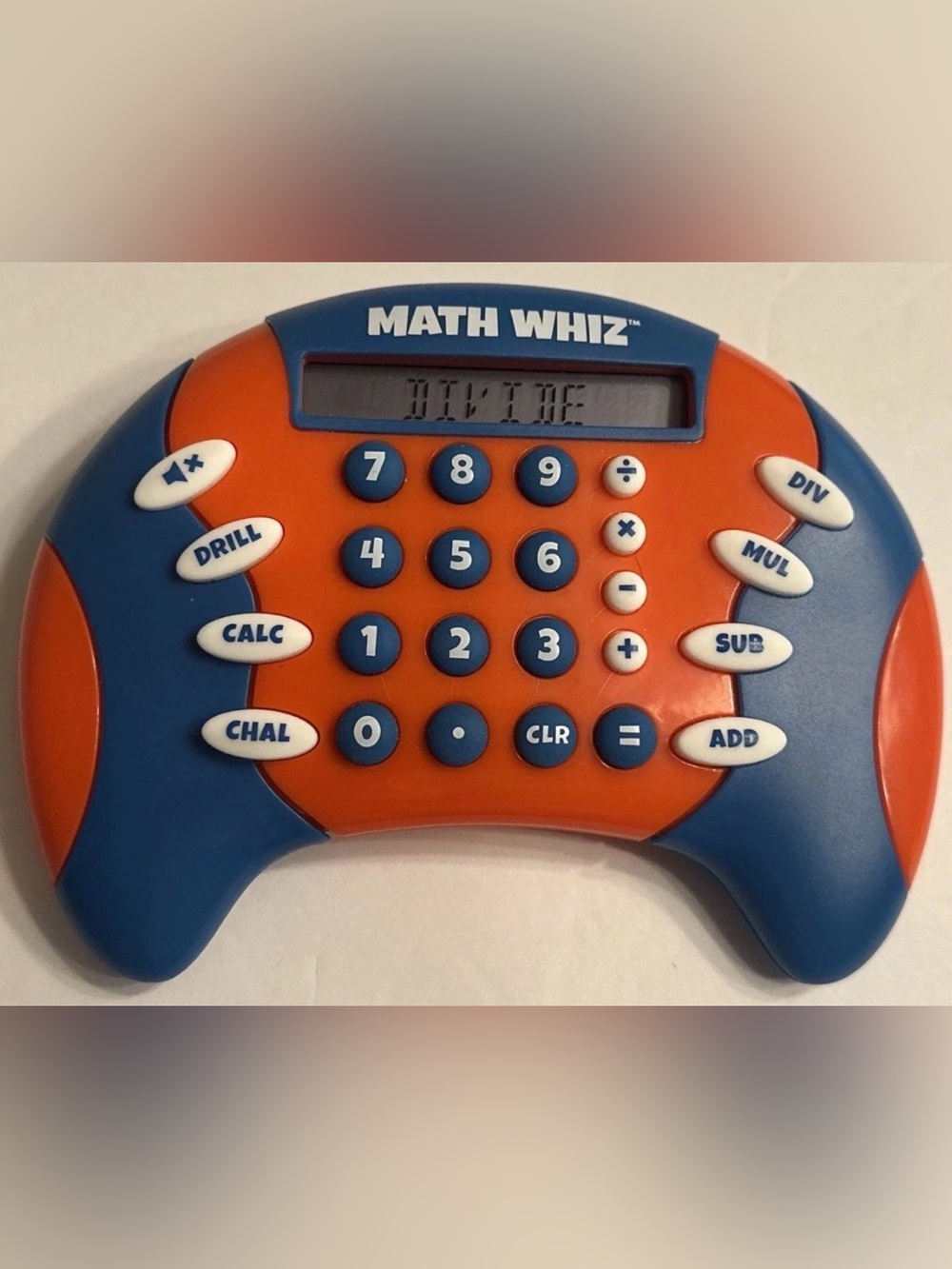 Math Whiz Electronic Handheld Game Educational Learning Toy TESTED Works